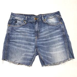 SCOTCH & SODA Jean Shorts Bandit Denim Cutoff Festival Indie Boho Raw Hem